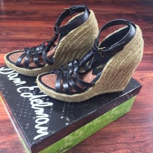 Sam Edelman Leroy Espadrille Wedge Sandals Size 6